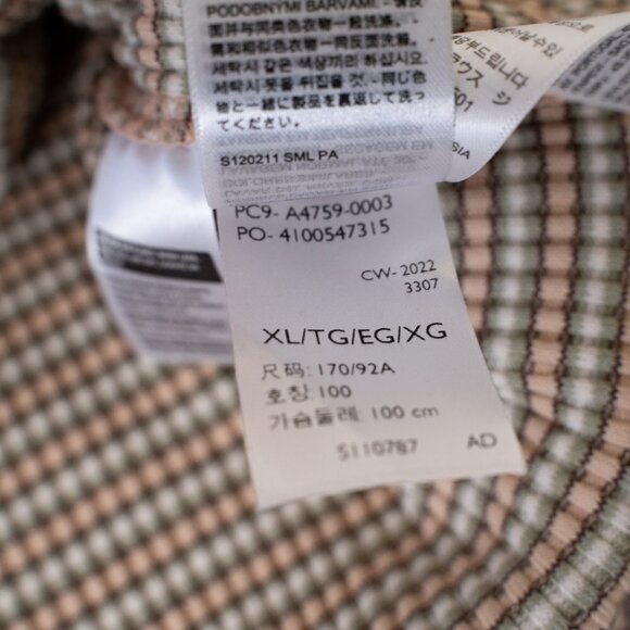 Levi's Snap Button Top Long Sleeve Striped Britt - Picture 12 of 12